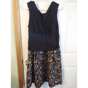 Black and tan dress